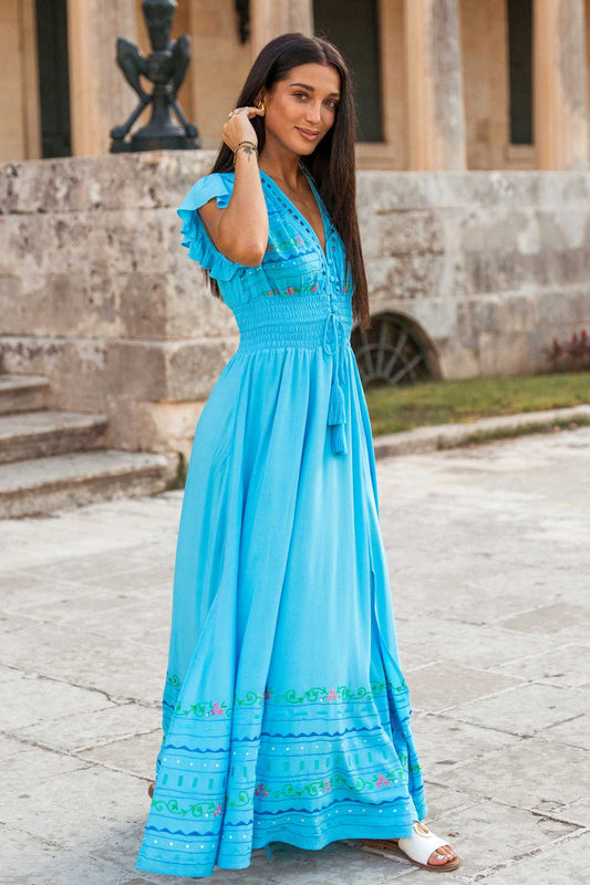 Zaimara Ibiza Maxi dress - Premium Long Dress from Zaimara - Just $390! Shop now at Marina St Barth