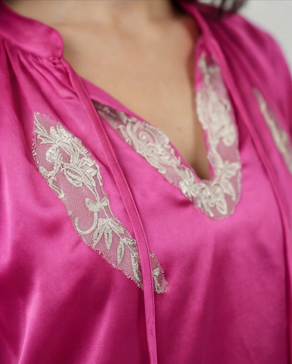 Vanita Rosa Blouse Pivoine