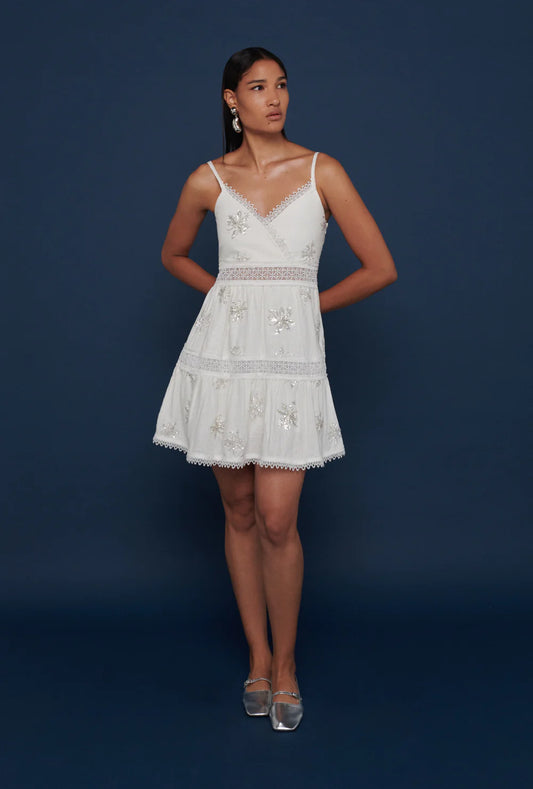 Waimari Angel Mini Dress Linen - Premium Mini Dress from Marina St Barth - Just $350! Shop now at Marina St Barth