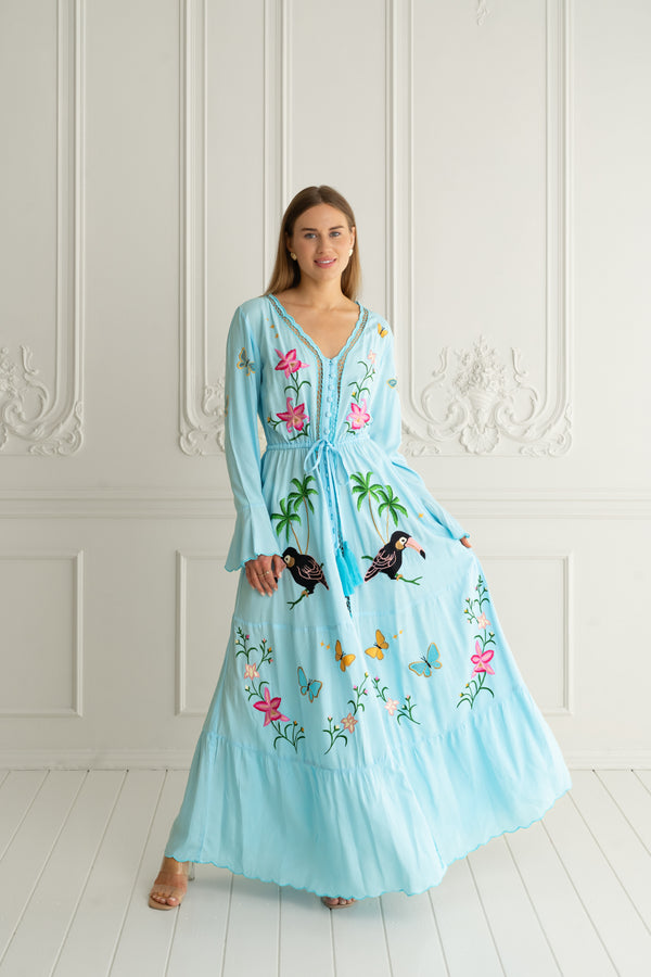 Rio De Janeiro Kimono Dress