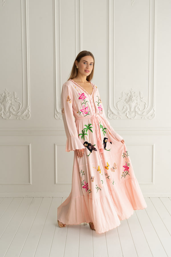kimono pink dress Amazon.com: Vobumix Japanese Kimono,Yukata for Women Girls Floral Pattern Kimono Robe Dressing Gown Japanese Kimono Silky Traditional Blossom Kimono Robes : Clothing, Shoes & Jewelry