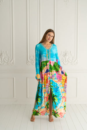 Bella Riviera Maxi Dress