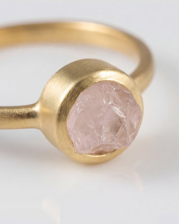 Rose Quartz Stackable Ring