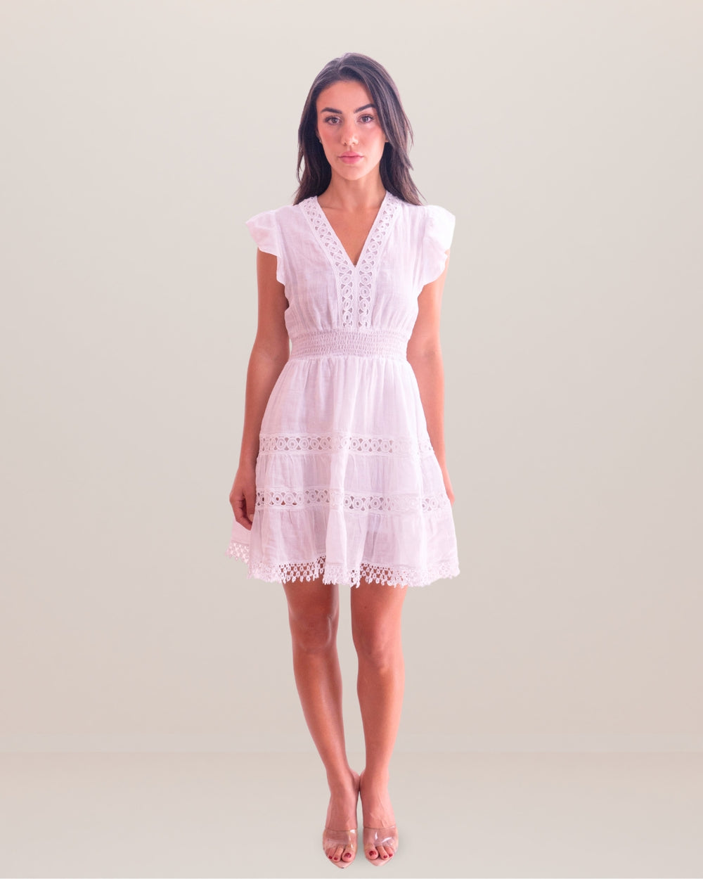 Ravello Linen Dress by Queen Moda from Marina St Barth