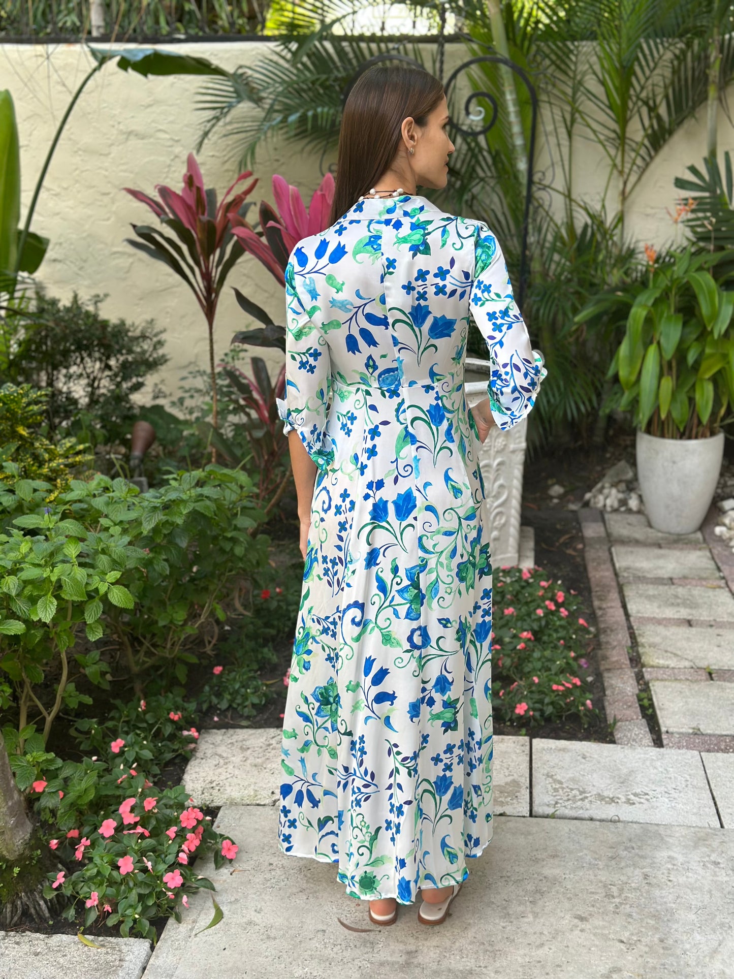 Spolverino Silk Dress - Premium Dresses from Marina St. Barth - Just $699! Shop now at Marina St Barth