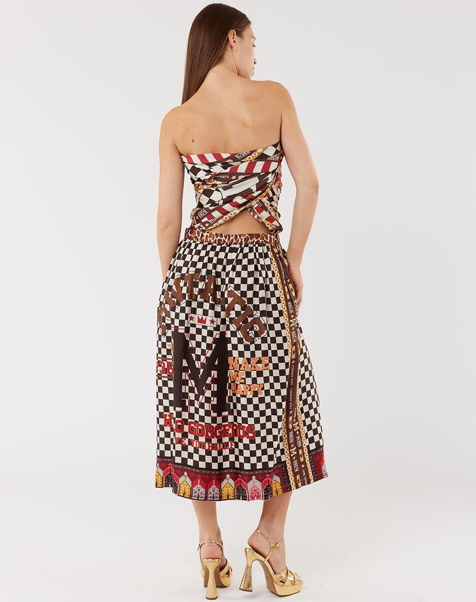 Me 369 Vanessa Chocolate Skirt - Premium Skirts from Marina St Barth - Just $225! Shop now at Marina St Barth