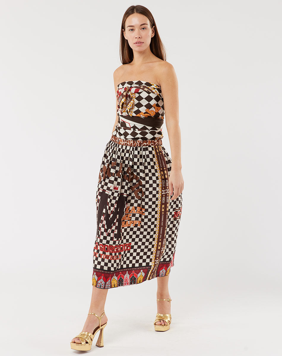 Me 369 Vanessa Chocolate Skirt - Premium Skirts from Marina St Barth - Just $225! Shop now at Marina St Barth