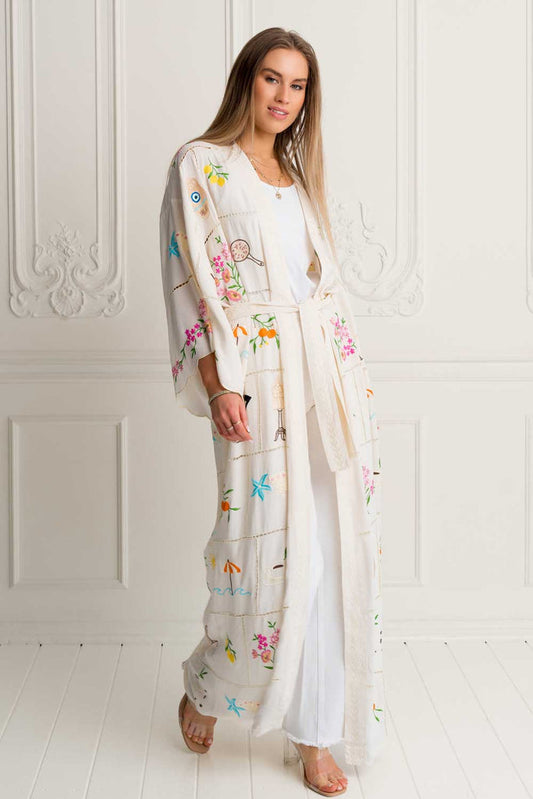 Zaimara Polignano A Mare Kimono - Premium Kimono from Zaimara - Just $480! Shop now at Marina St Barth