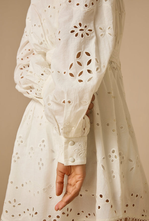 Hemant & Nandita Adya Short Dress With Buckle Belt by Hemant & Nandita from Marina St Barth