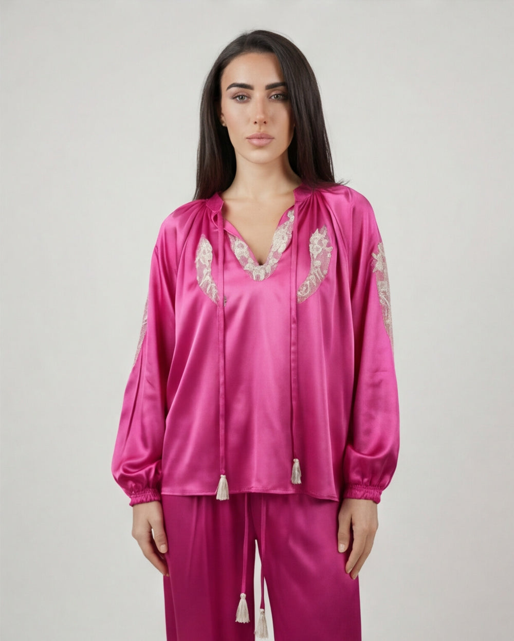 Vanita Rosa Blouse Pivoine