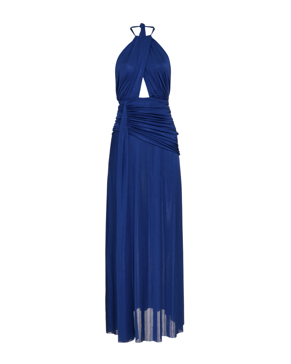 PatBo Metallic Jersey Halterneck Dress - Premium Long dress from Marina St Barth - Just $795! Shop now at Marina St Barth