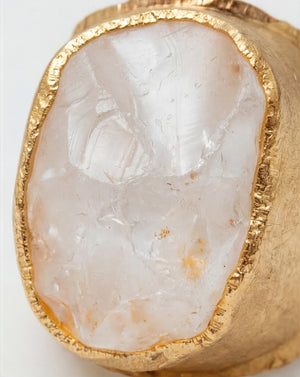 Lassanai Clear Quartz Boss Ring