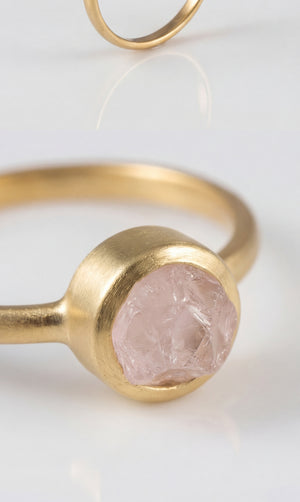 Rose Quartz Stackable Ring