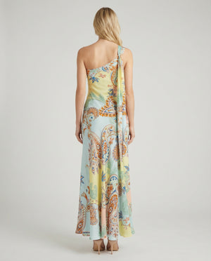 Yuti One Shoulder Sash Dress