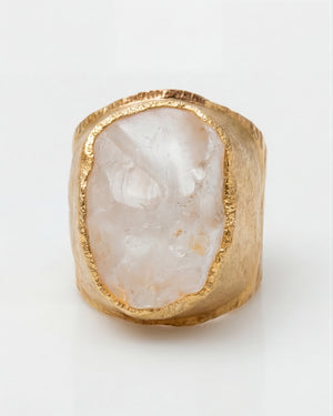 Lassanai Clear Quartz Boss Ring