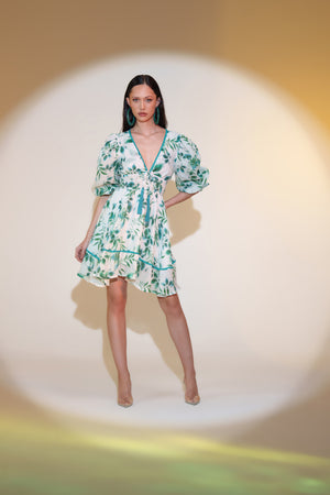 Pho Short dress Floral Print - Premium Short dress from Pho Firenze - Just $0! Shop now at Marina St Barth