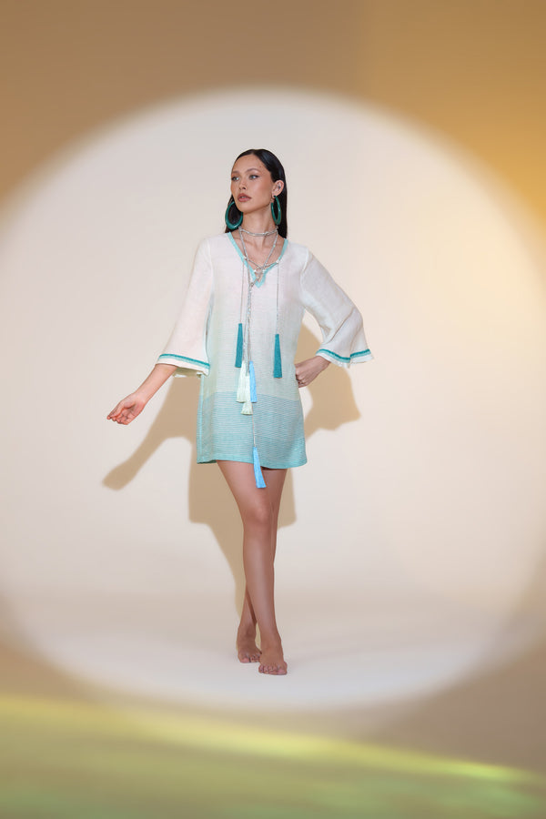 Pho Short Dress Emerald - Premium Short dress from Pho Firenze - Just $415! Shop now at Marina St Barth