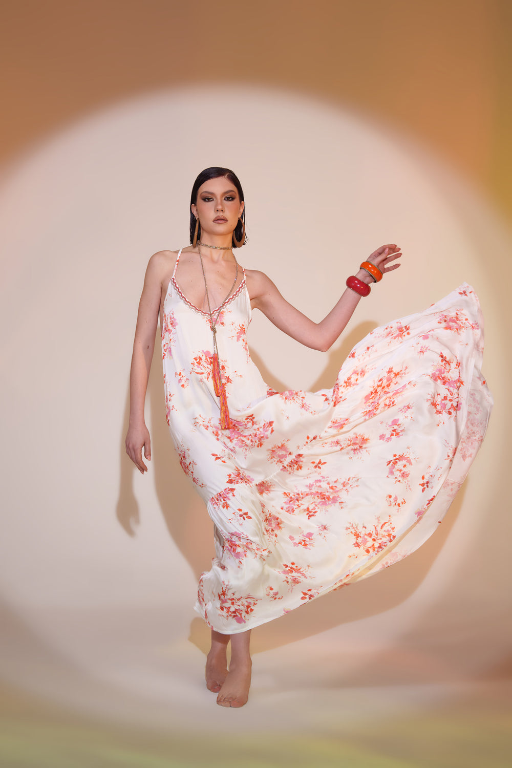Pho Camisole Long Dress Hawaii - Premium  from Pho Firenze - Just $490! Shop now at Marina St Barth