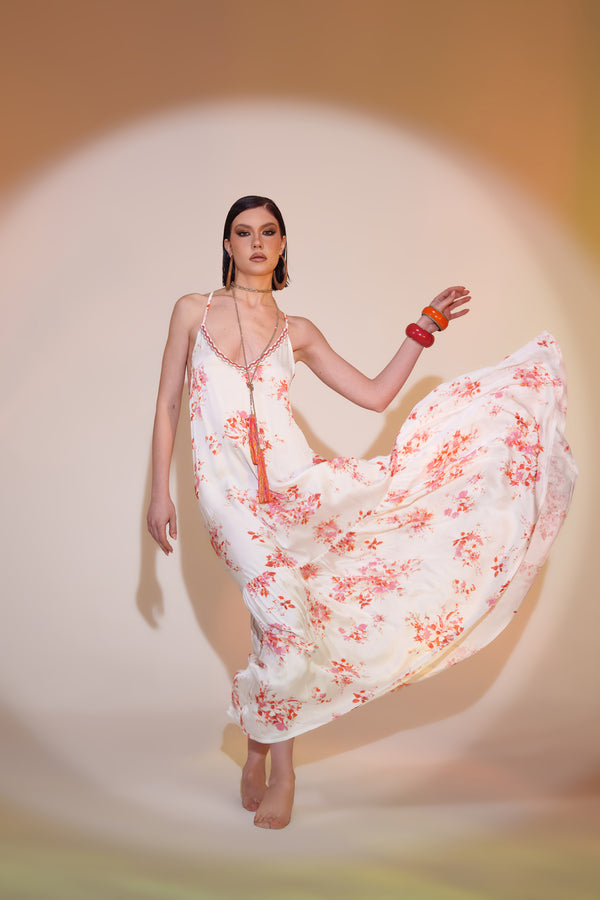 Pho Camisole Long Dress Hawaii - Premium  from Pho Firenze - Just $490! Shop now at Marina St Barth