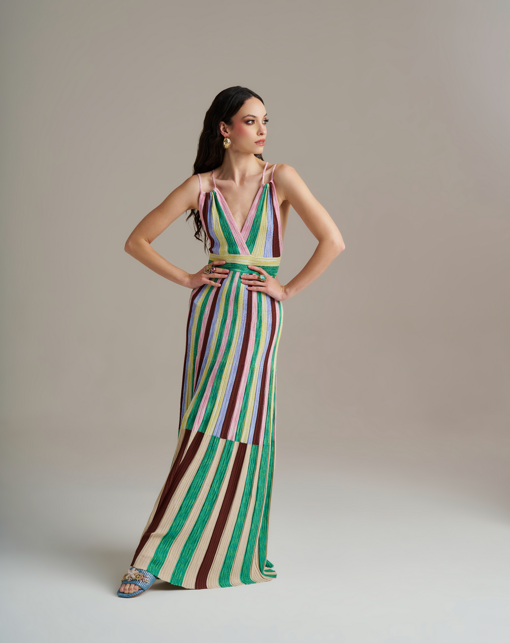 Long Dress Multicolor 4323207