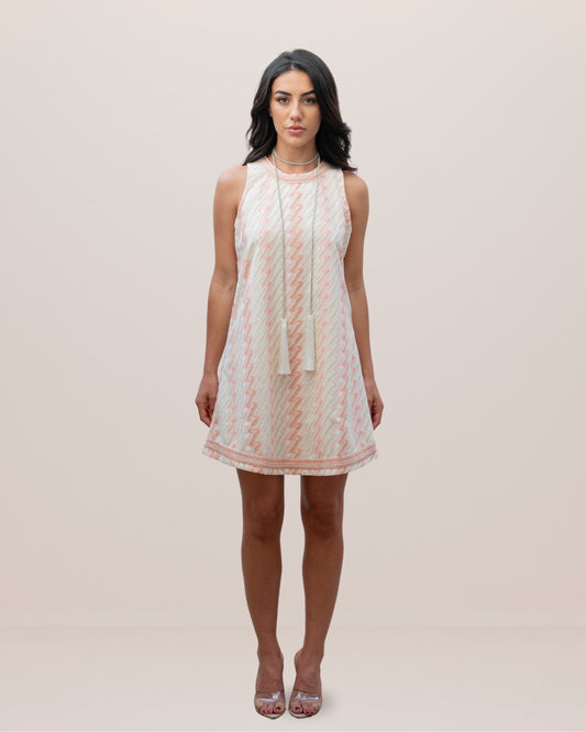 Peach Short Dress - Premium Short dress from Marina St Barth - Just $295! Shop now at Marina St Barth