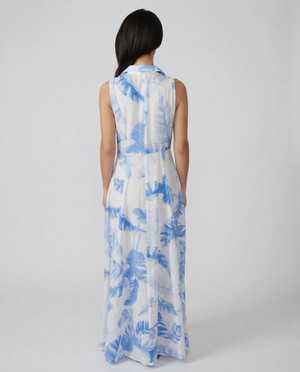 Linen Shirt Dress No Sleeve