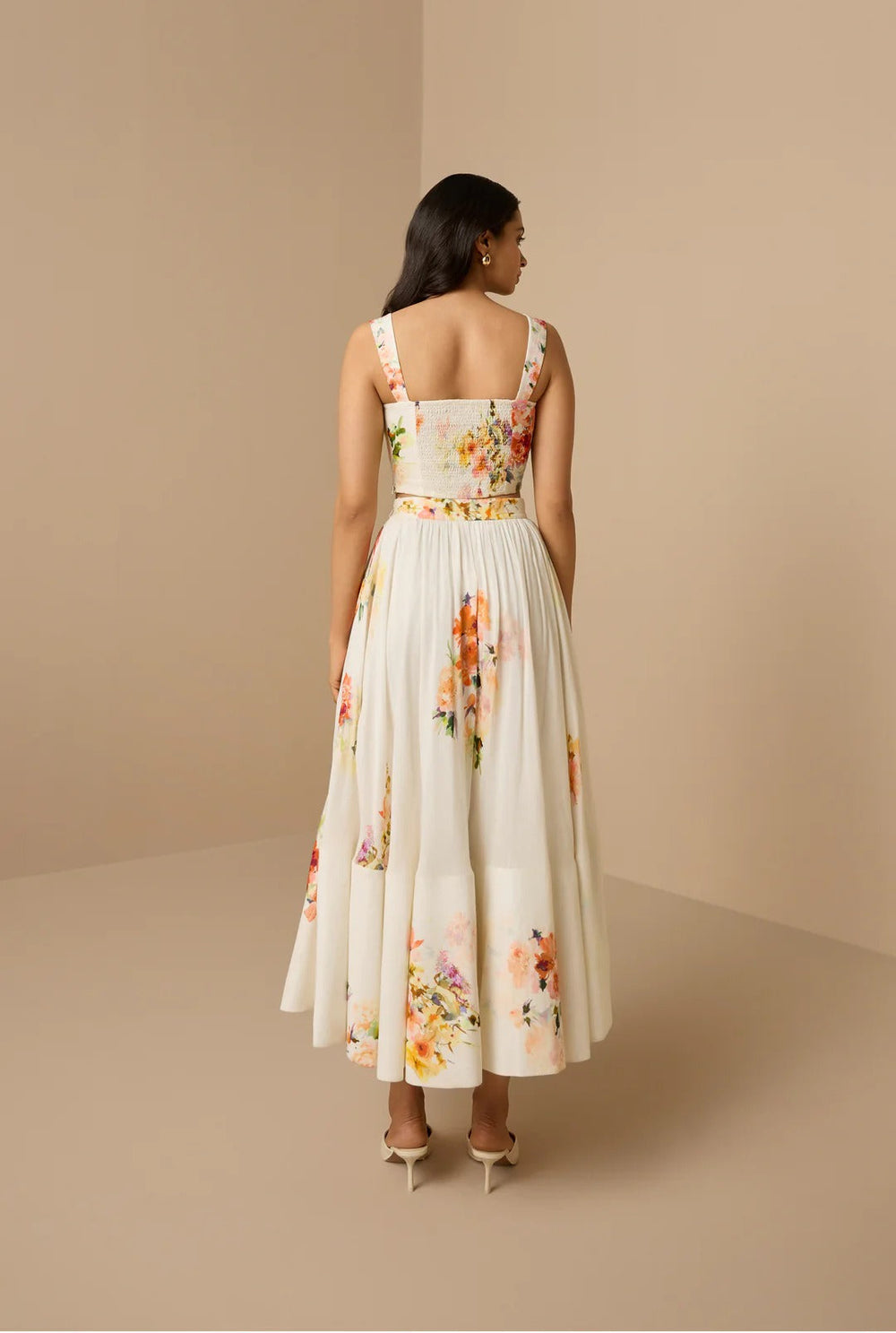 Hemant & Nandita Saba Midi Skirt by Hemant & Nandita from Marina St Barth