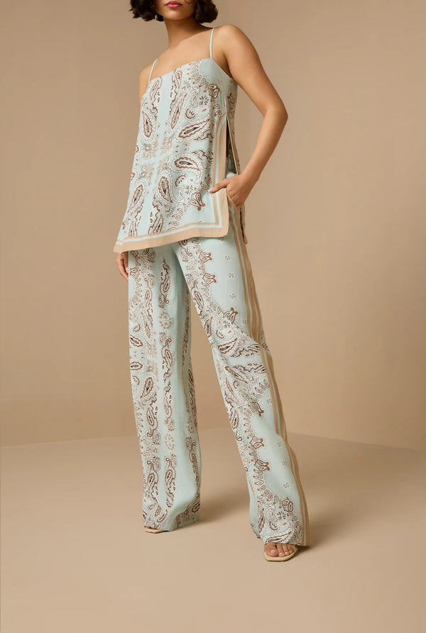 Hemant & Nandita Navi High Slit Top by Hemant & Nandita from Marina St Barth