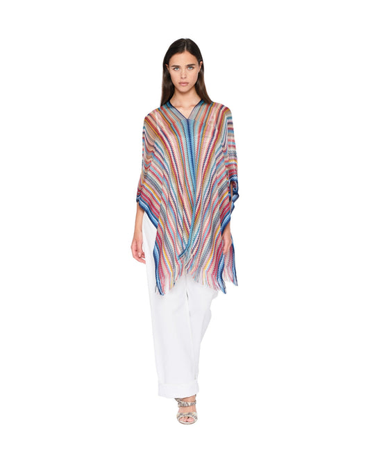 Missoni Knitted Poncho V-neck - Premium Poncho from Missoni - Just $450! Shop now at Marina St Barth