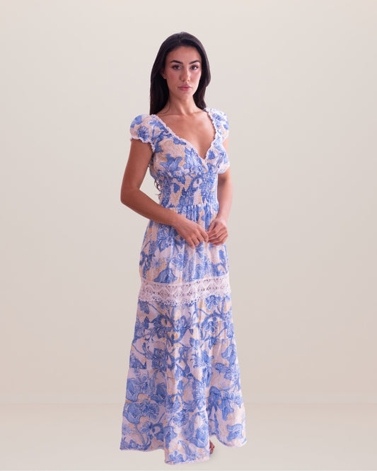 Flaminia Linen Dress - Premium dress from Queen Moda - Just $590! Shop now at Marina St Barth