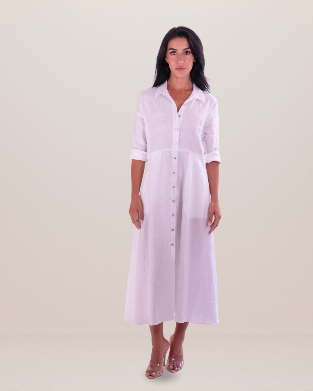 Shirt Dress midi Antibes - Premium Shirt Dress from Marina St Barth - Just $440! Shop now at Marina St Barth