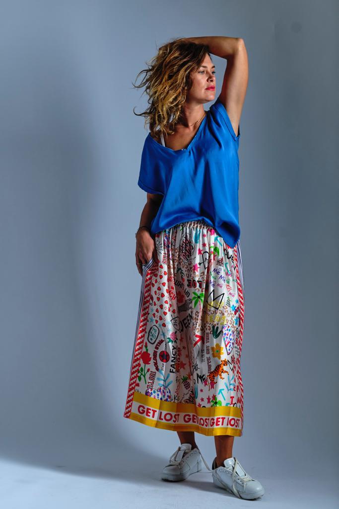 Me 369 Hailey Skirt Queen - Premium Skirt midi from Marina St Barth - Just $225! Shop now at Marina St Barth