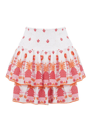 Pauline Skirt Peach Pineapple