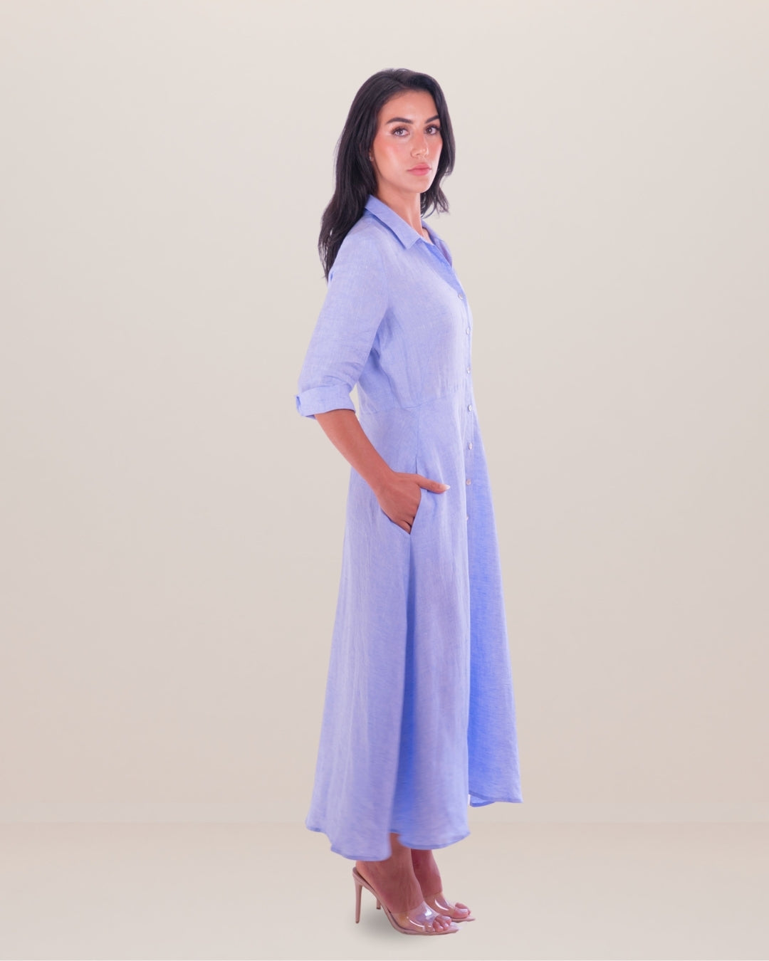 Shirt Dress midi Antibes - Premium Shirt Dress from Marina St Barth - Just $440! Shop now at Marina St Barth