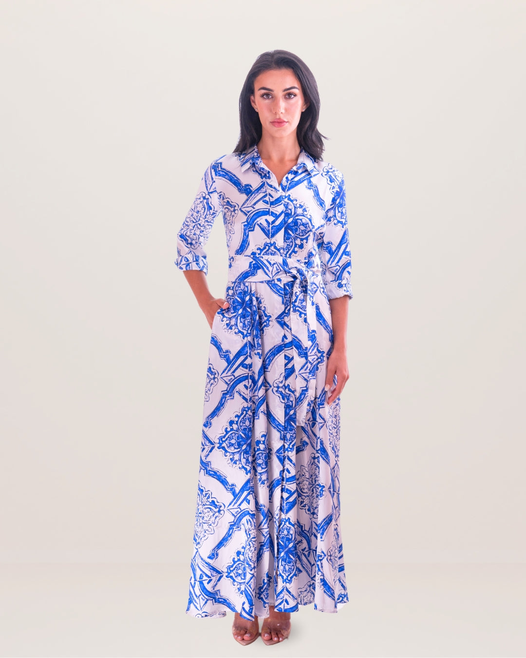 Shirt Dress Silk - Premium Long Dresses from Marina St. Barth - Just $699! Shop now at Marina St Barth