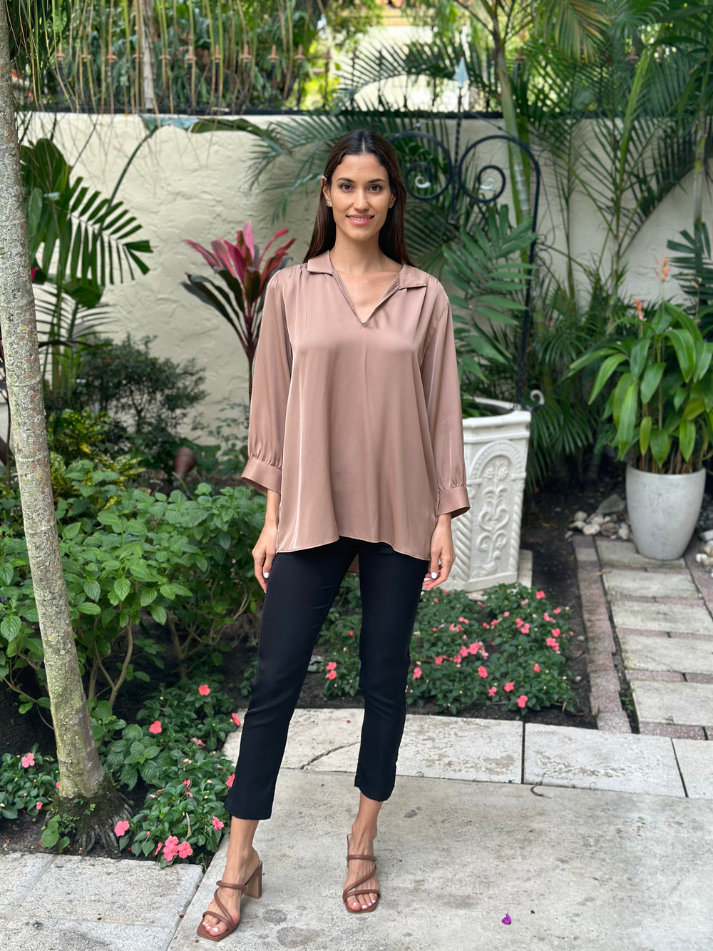 Nouvelle Silk St. Lucia Shirt by Nouvelle / Silk95five from Marina St Barth