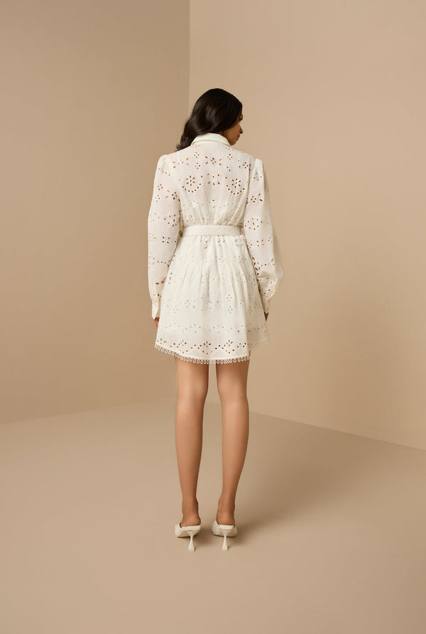 Hemant & Nandita Adya Short Dress With Buckle Belt by Hemant & Nandita from Marina St Barth