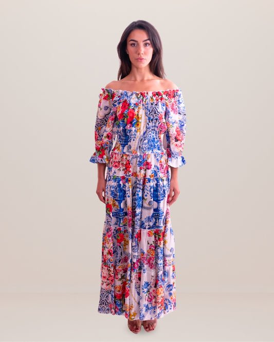 Positano Zoe Long Dress - Premium Long dress from Marina St Barth - Just $550! Shop now at Marina St Barth