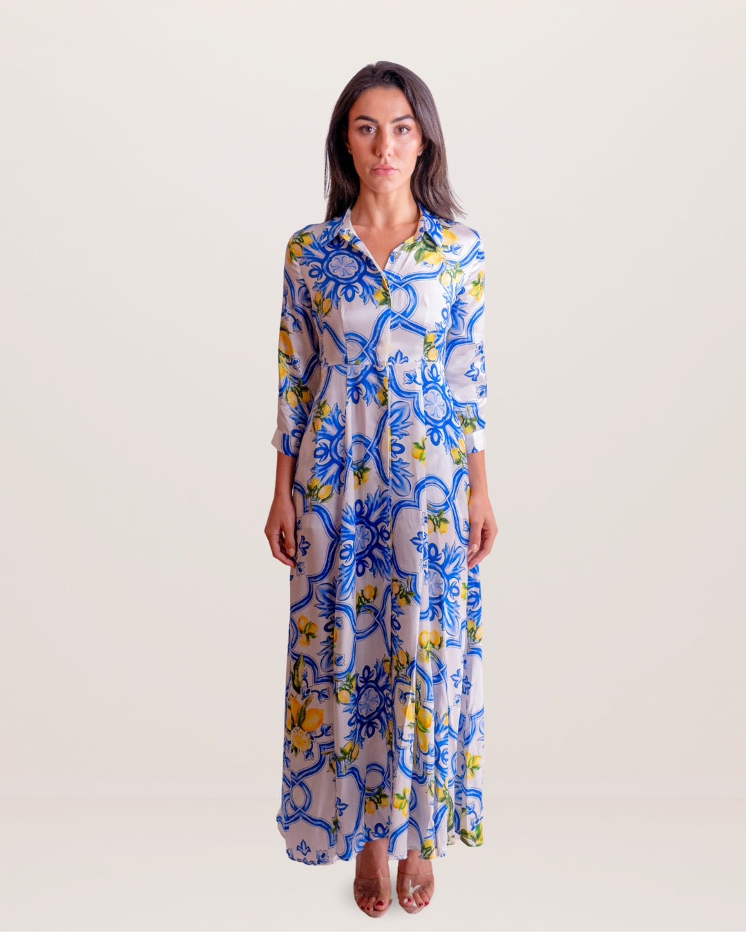 Shirt Dress Silk New - Premium Long Dresses from Marina St Barth - Just $699! Shop now at Marina St Barth