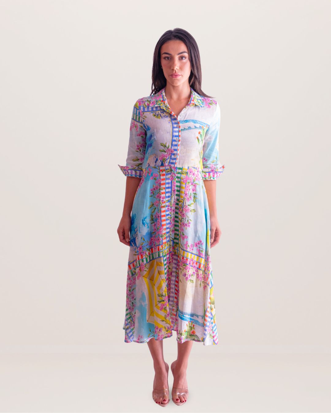 Shirt Dress midi Antibes - Premium Shirt Dress from Marina St Barth - Just $440! Shop now at Marina St Barth