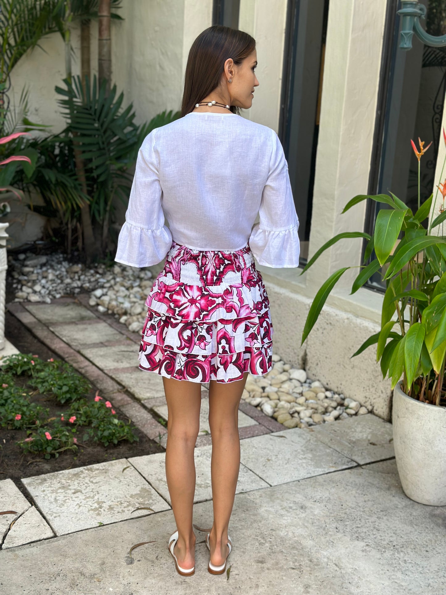 Positano Daisy Skirt - Premium Mini Skirts from Marina St Barth - Just $290! Shop now at Marina St Barth