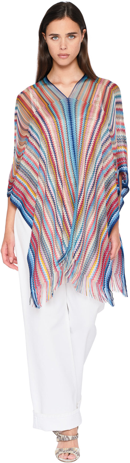 Missoni Knitted Poncho V-neck - Premium Poncho from Missoni - Just $450! Shop now at Marina St Barth