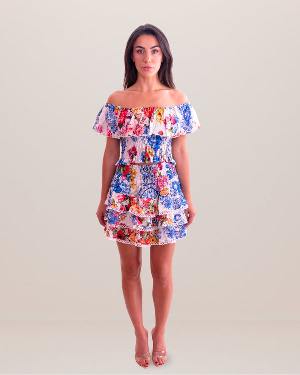 Positano Top Volant by Luisa Positano from Marina St Barth
