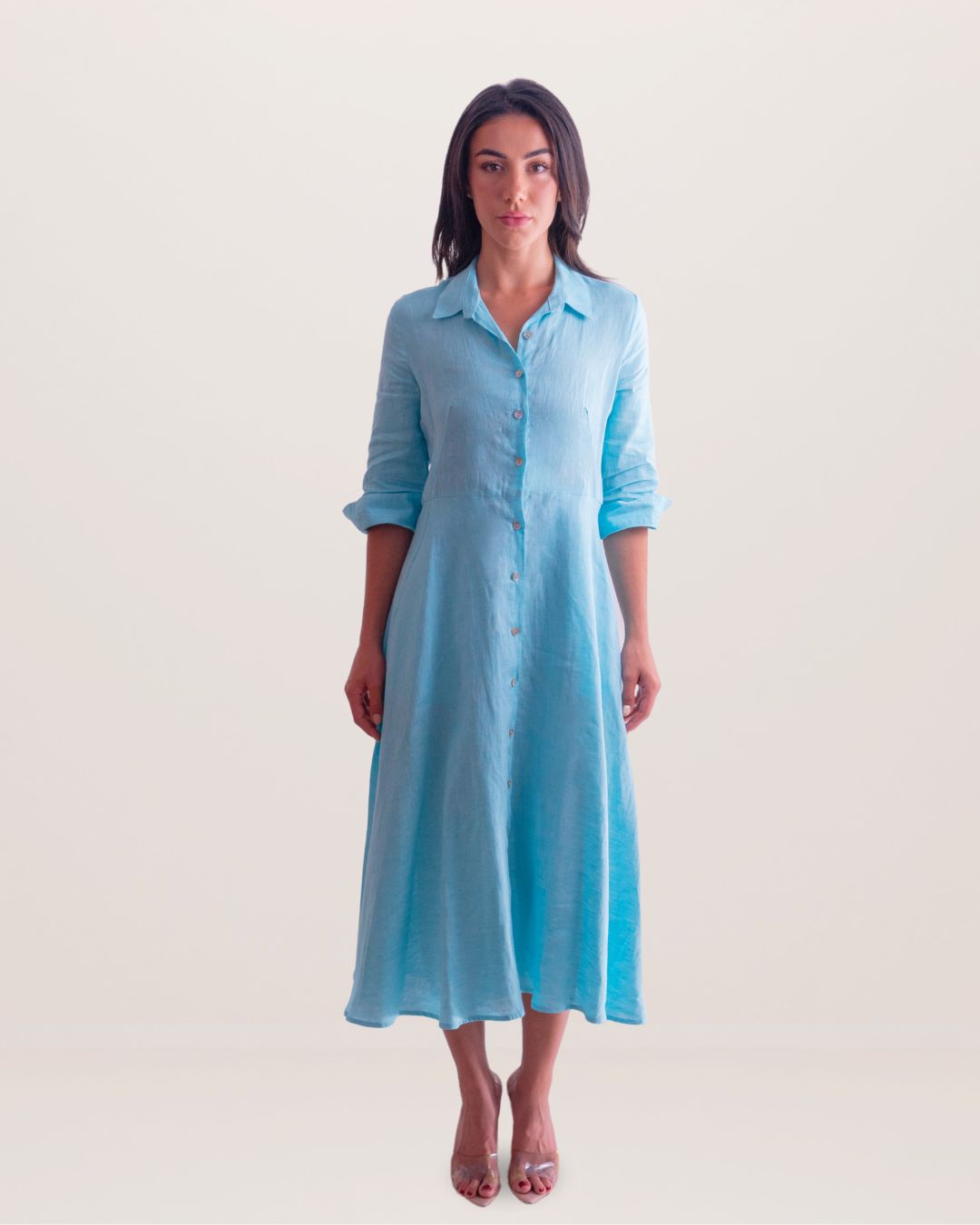 Shirt Dress midi Antibes - Premium Shirt Dress from Marina St Barth - Just $440! Shop now at Marina St Barth