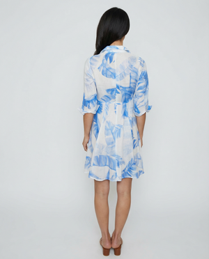 Shirt Dress Mini Linen Finta