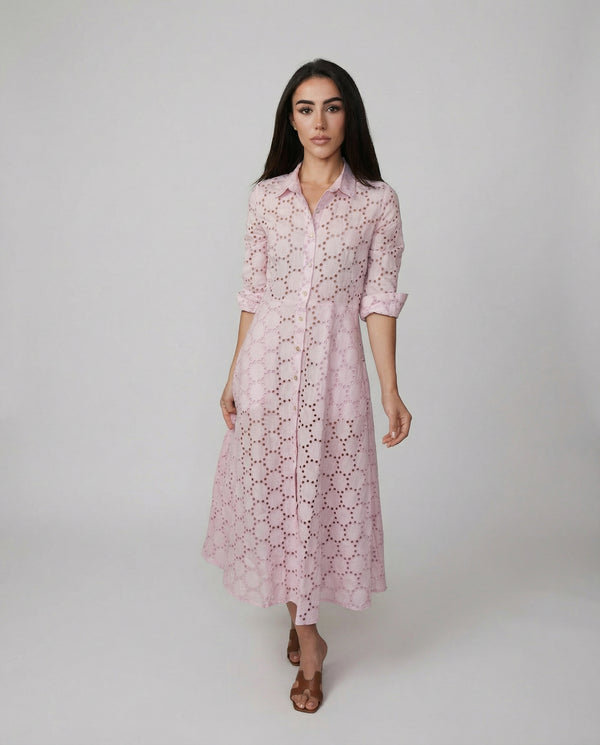 midi women's t shirt dress Mersea Women's Le Midi Shirt Dress in Crisp White