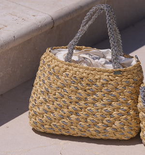Natural Woven Big Bag - Premium  from Marina St Barth - Just $365! Shop now at Marina St Barth