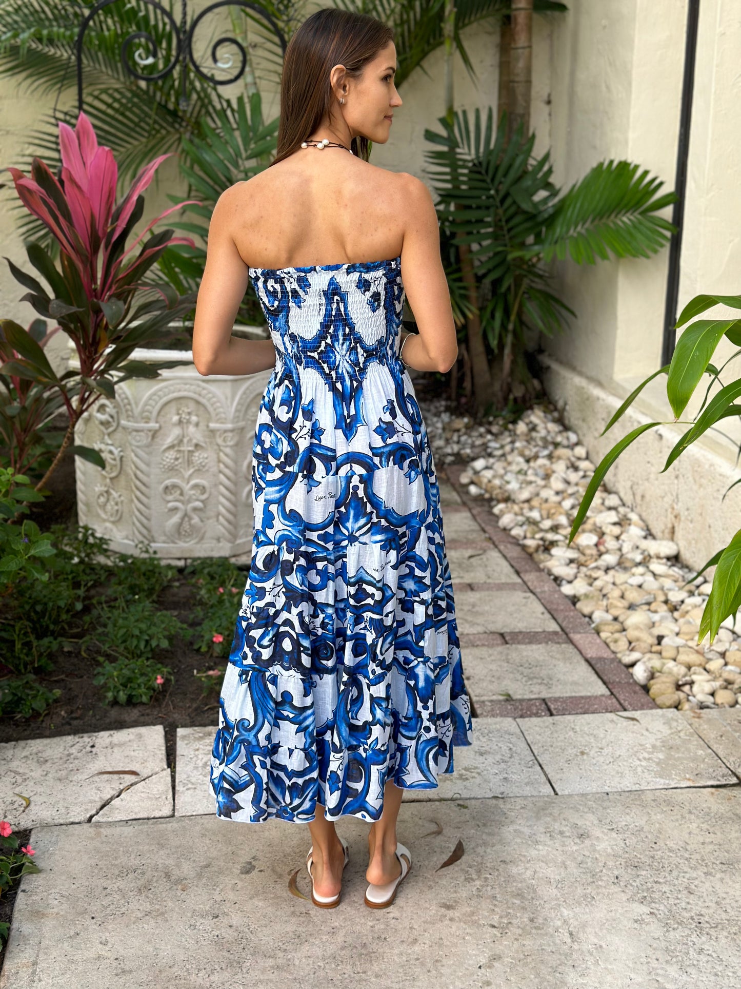 Positano Totarone Long Dress - Premium Dresses from Marina St. Barth - Just $495! Shop now at Marina St Barth