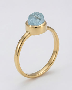Aquamarine Stackable Ring