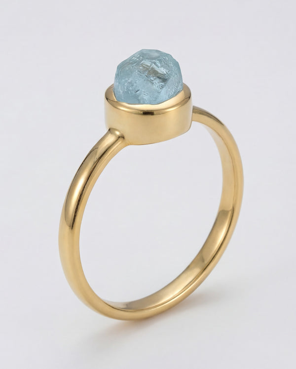 Aquamarine Stackable Ring
